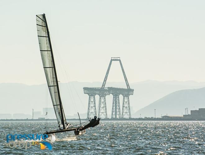 Oracle Team USA Phantom Foiler © Pressure Drop . US